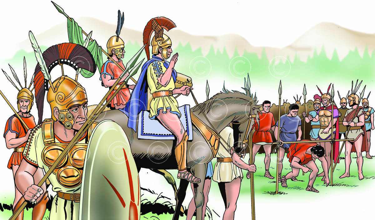 0703 Alle Forche Caudine i Romani si arrendono e passano sotto i